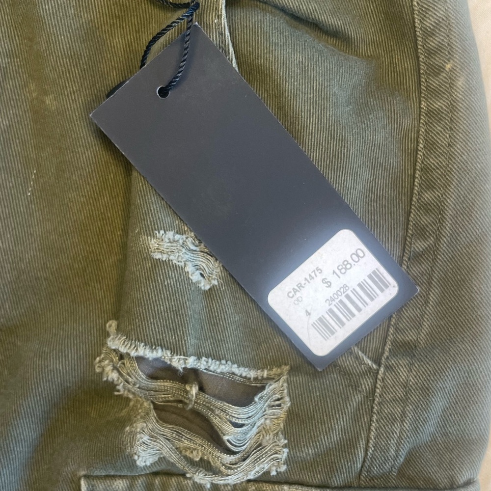 LF Carmar olive jean skirt - Picture 2 of 7